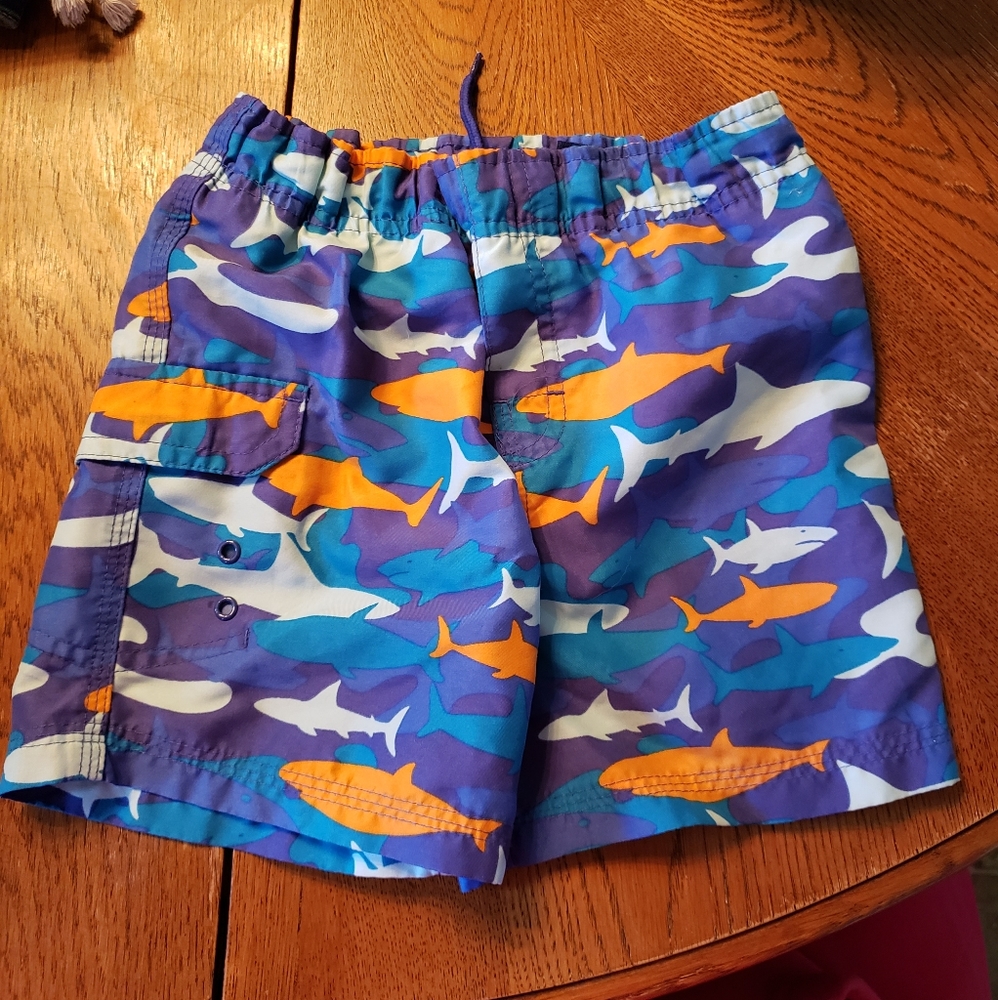J Khaki Kids Swim Trunks - Boys 3T